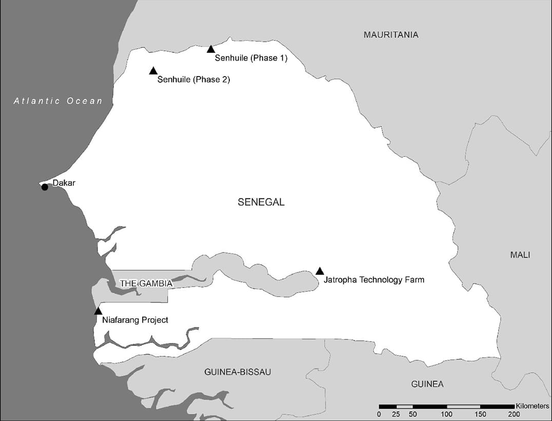 Printable Senegal Location On Map