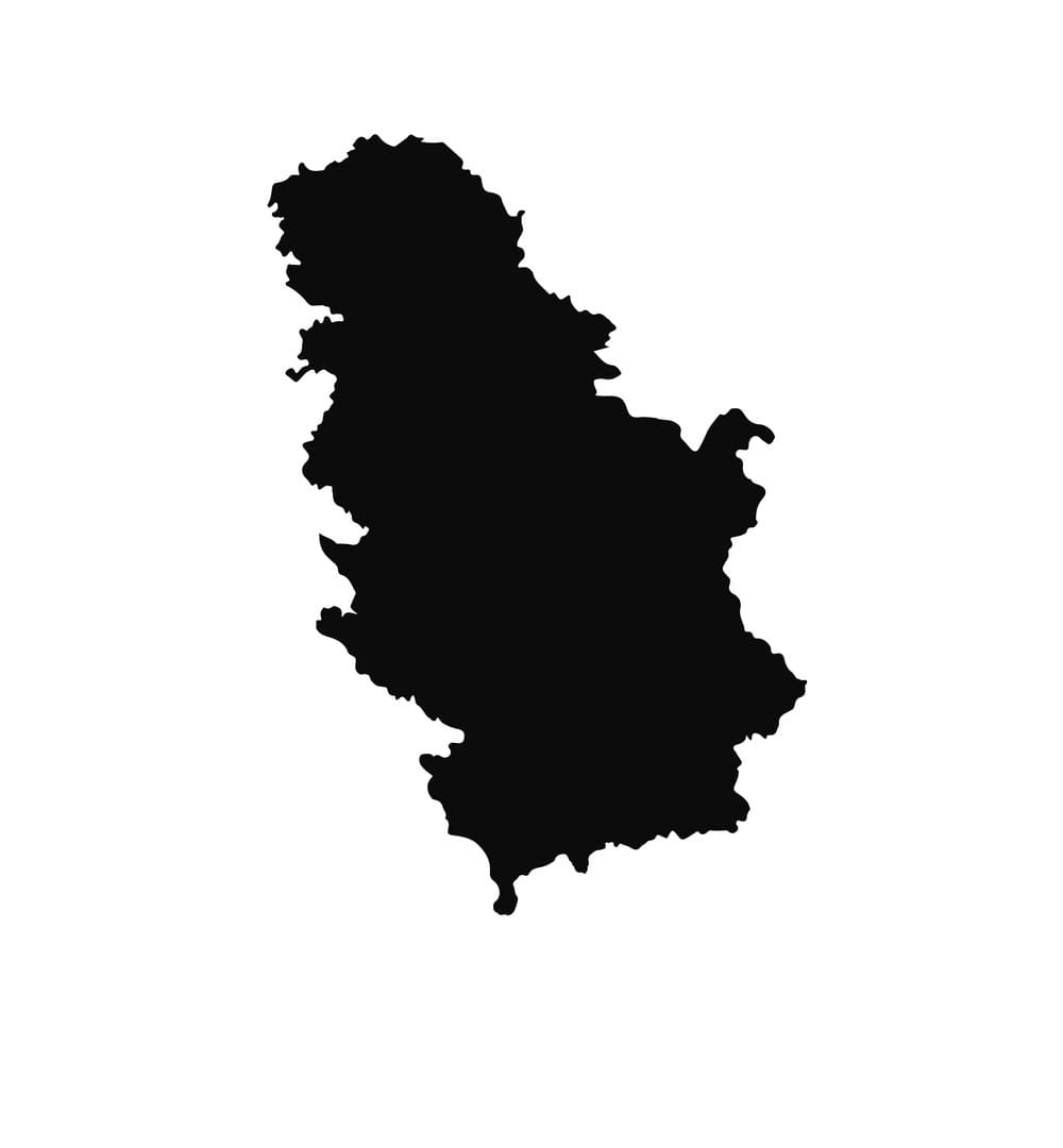 Printable Serbia On A Map