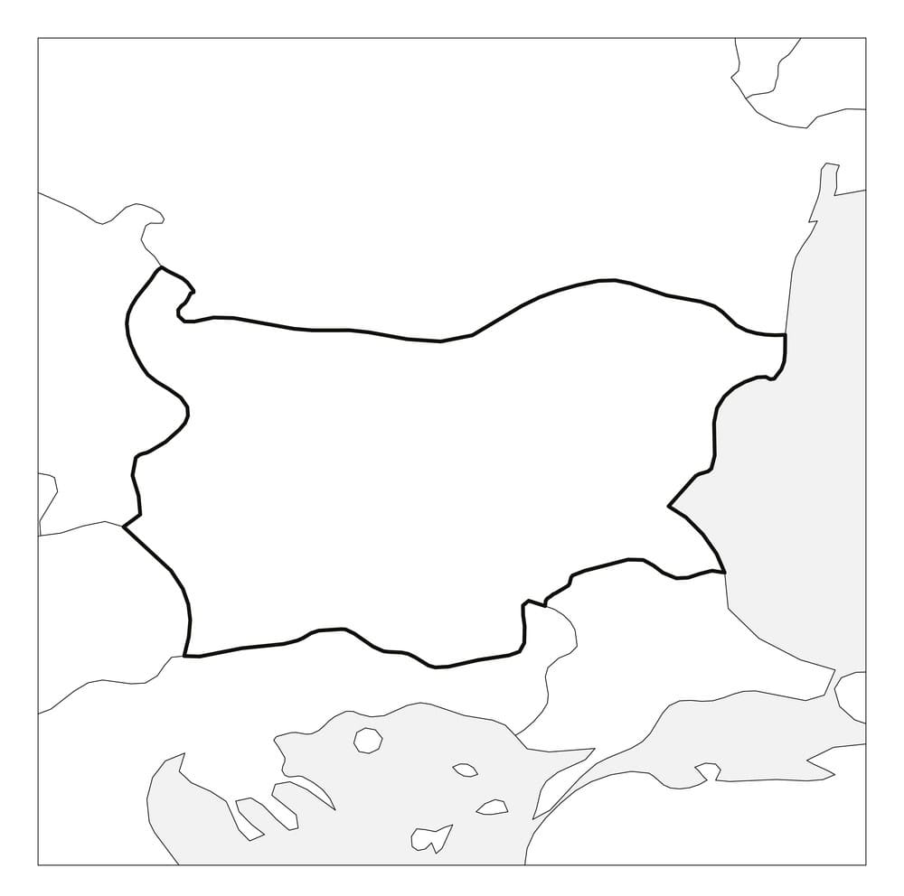 Printable Show Bulgaria On Map