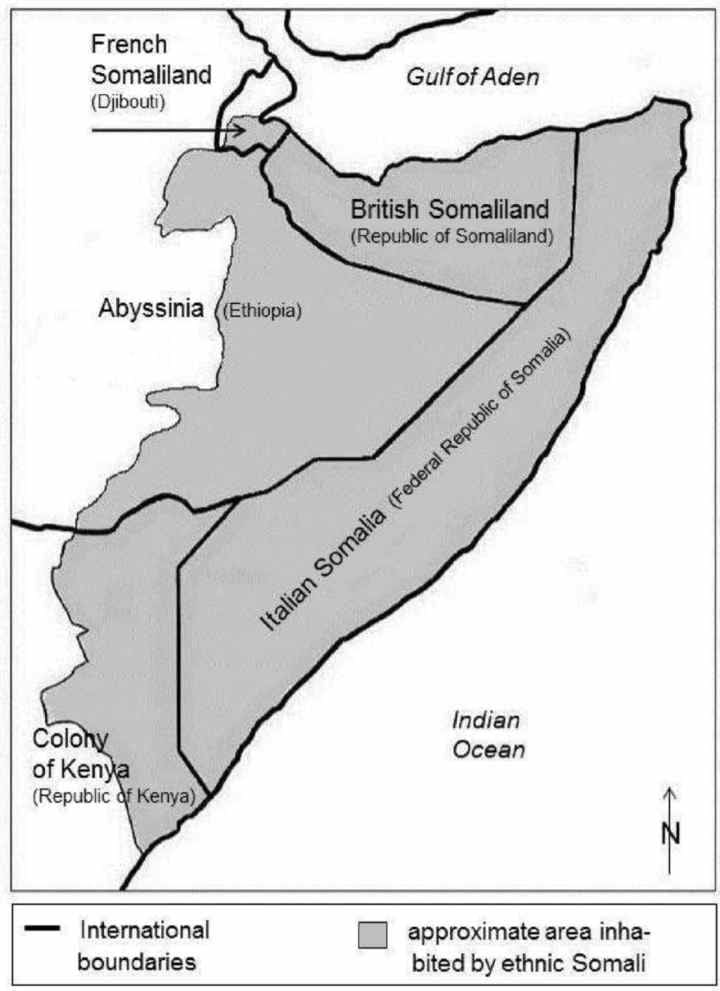 Printable Somalia Detailed Map