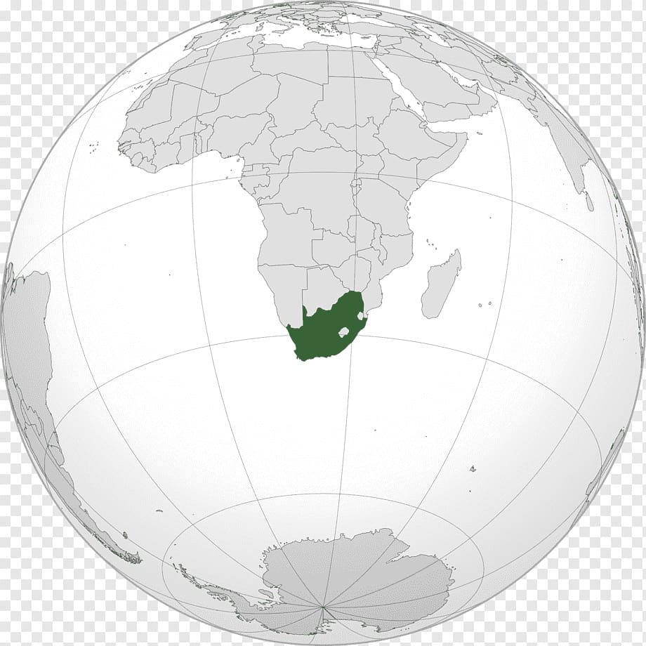 Printable South Africa On World Map