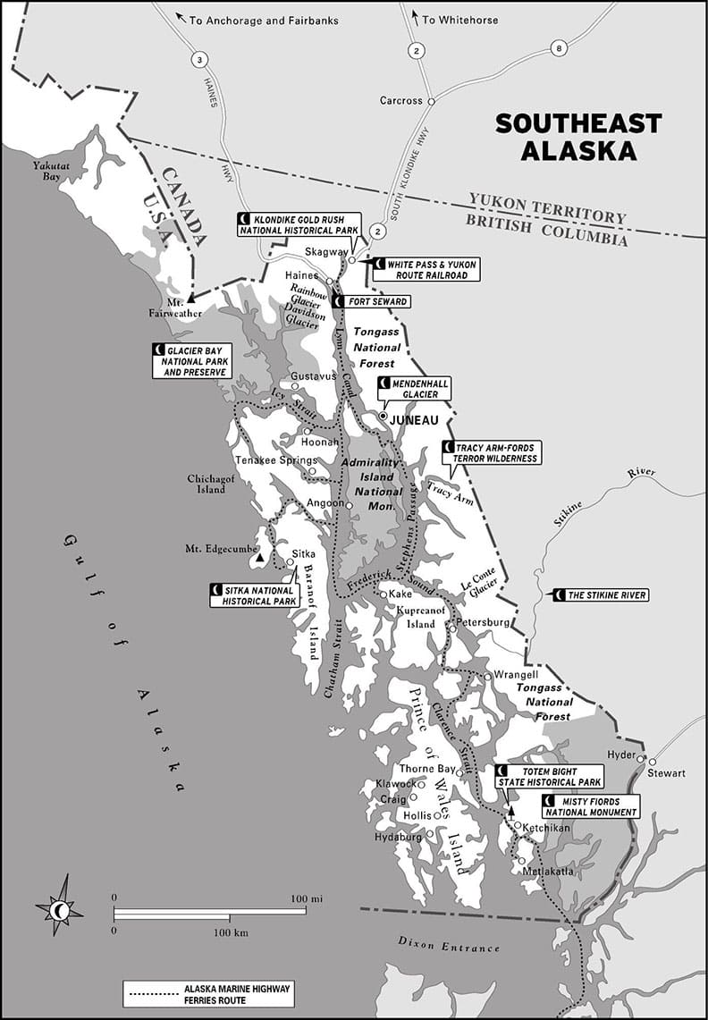 Printable Southeast Alaska Map