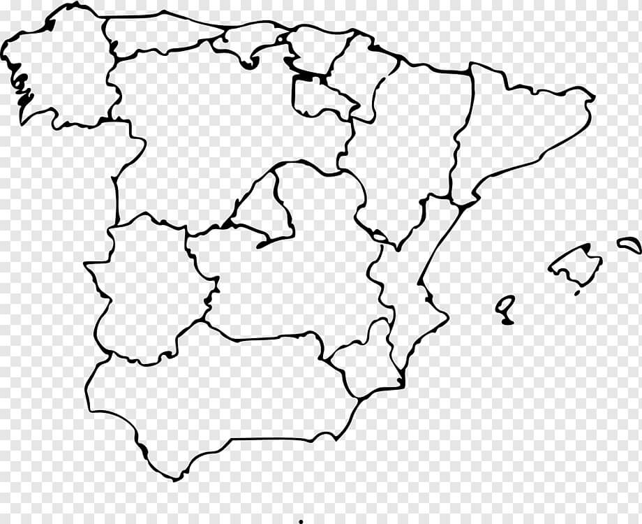 Printable Spain Map Geography