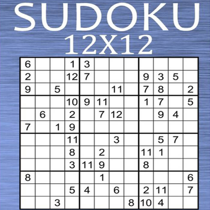 Printable Sudoku 12x12 Puzzle - Sheet 2
