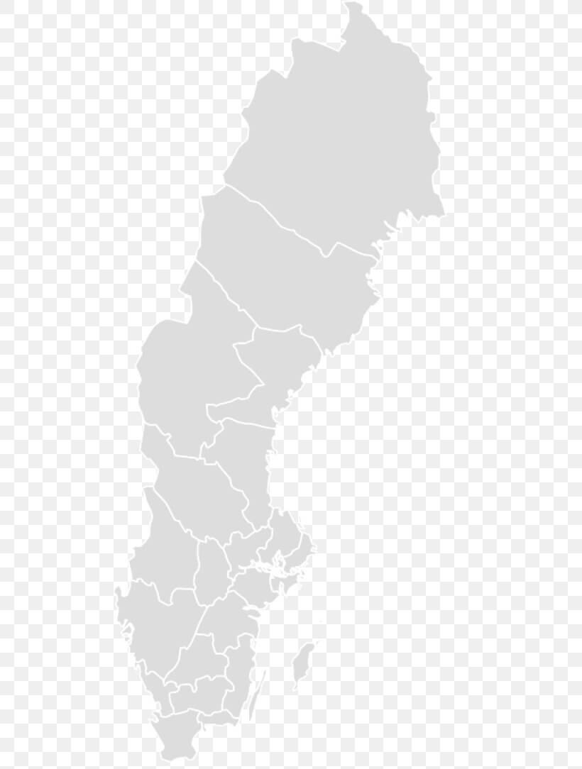 Printable Sweden Map Road