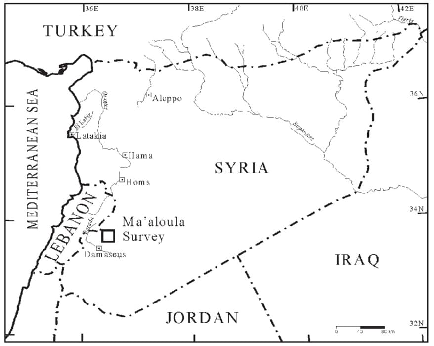 Printable Syria Map And Aurrounding Countries