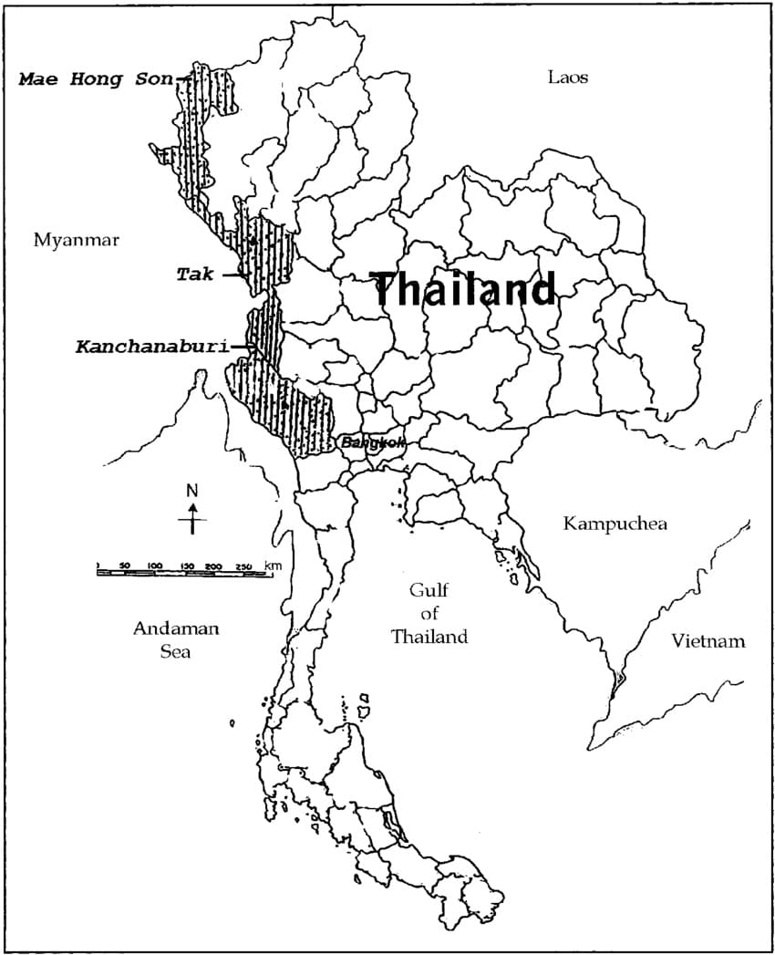 Printable Thailand Islands Map
