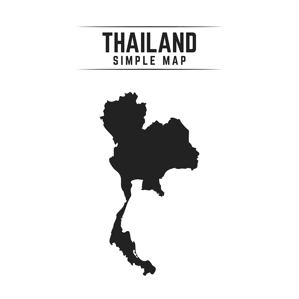 Printable Thailand Map