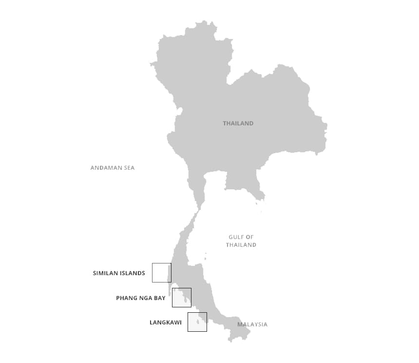 Printable Thailand Provinces Map