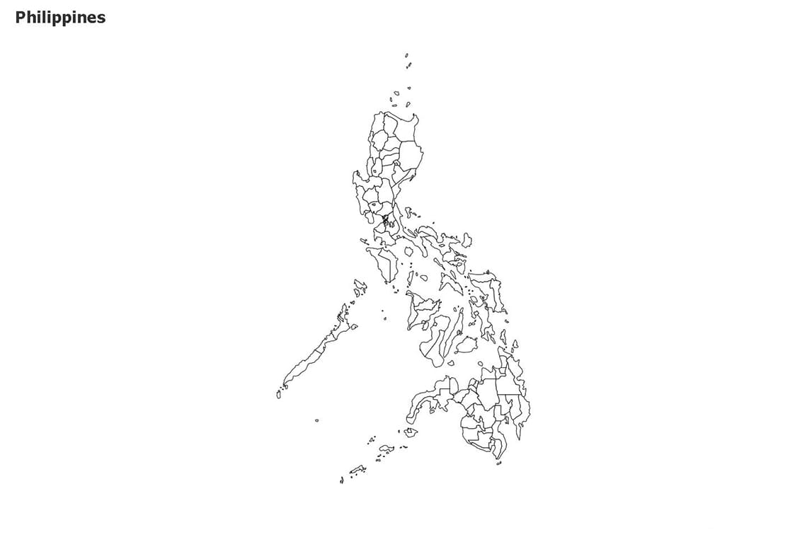 Printable The Philippines Map