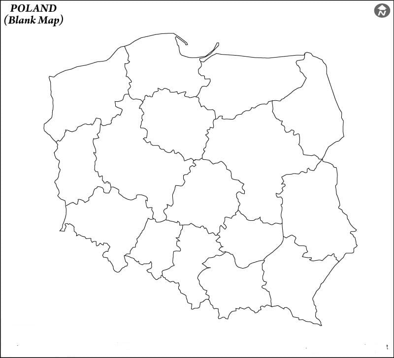 Printable The Poland Map