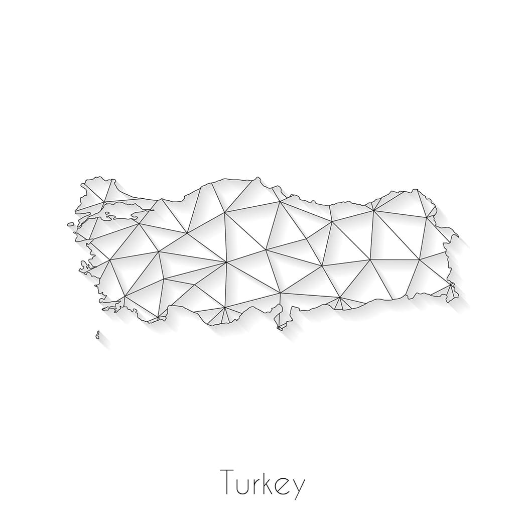 Printable Turkey Map Connection