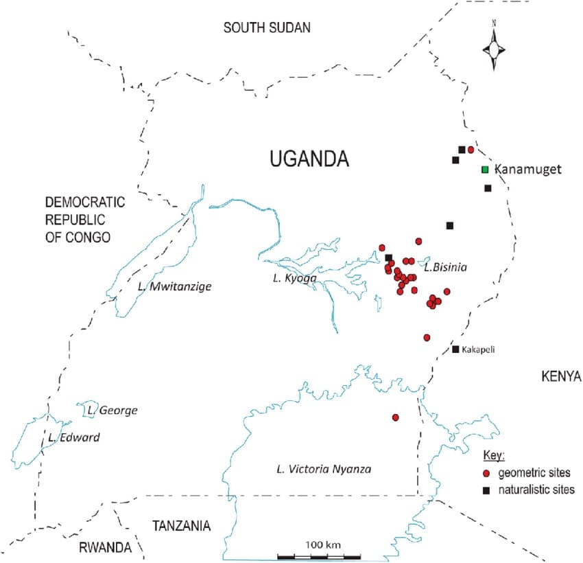 Printable Uganda Map Districts