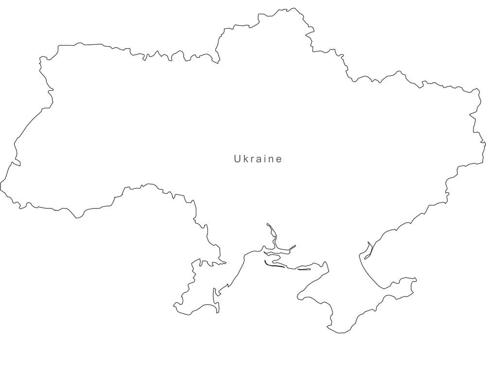 Printable Ukraine Map
