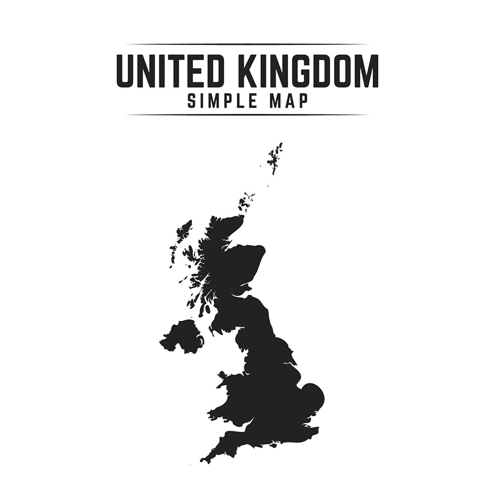 Printable United Kingdom On Map