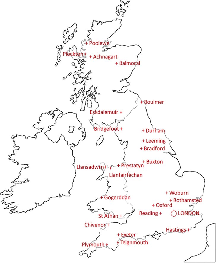 Printable United Kingdom Political Map