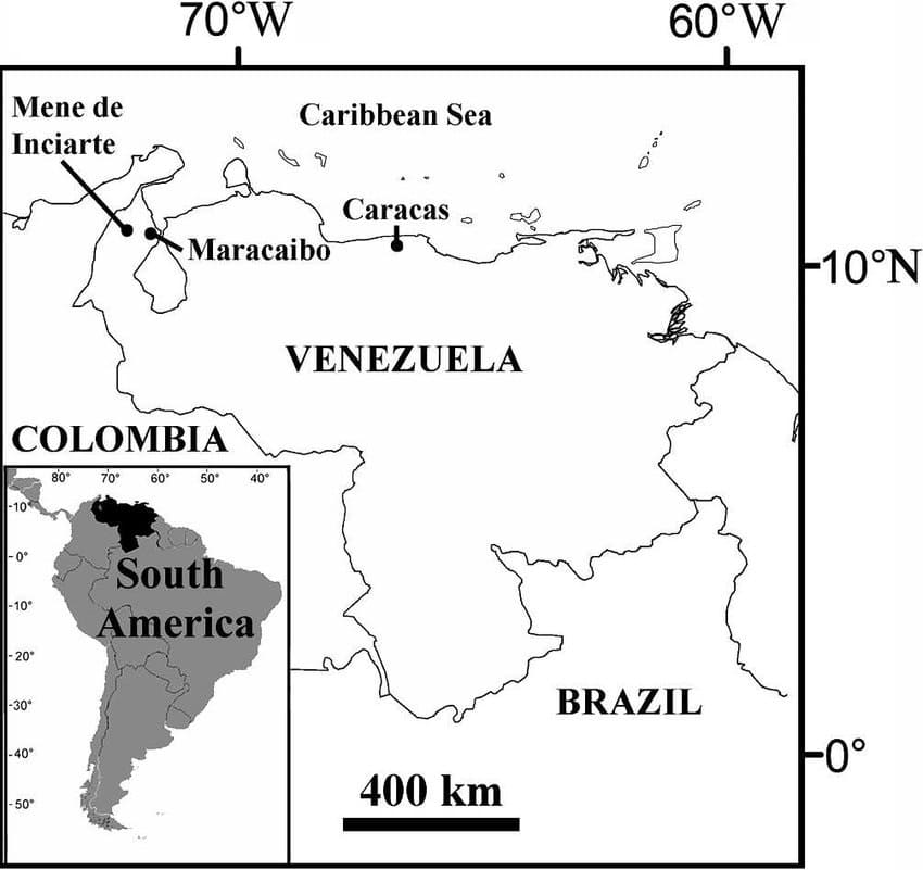 Printable Venezuela Location Map