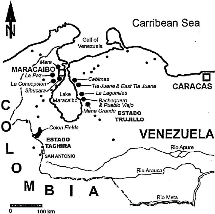 Printable Venezuela Map Location