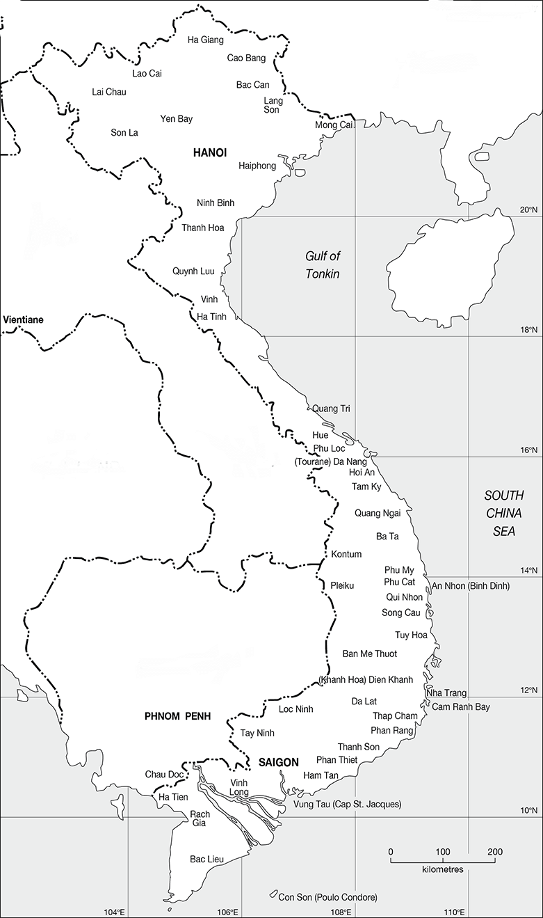 Printable Vietnam Map 1