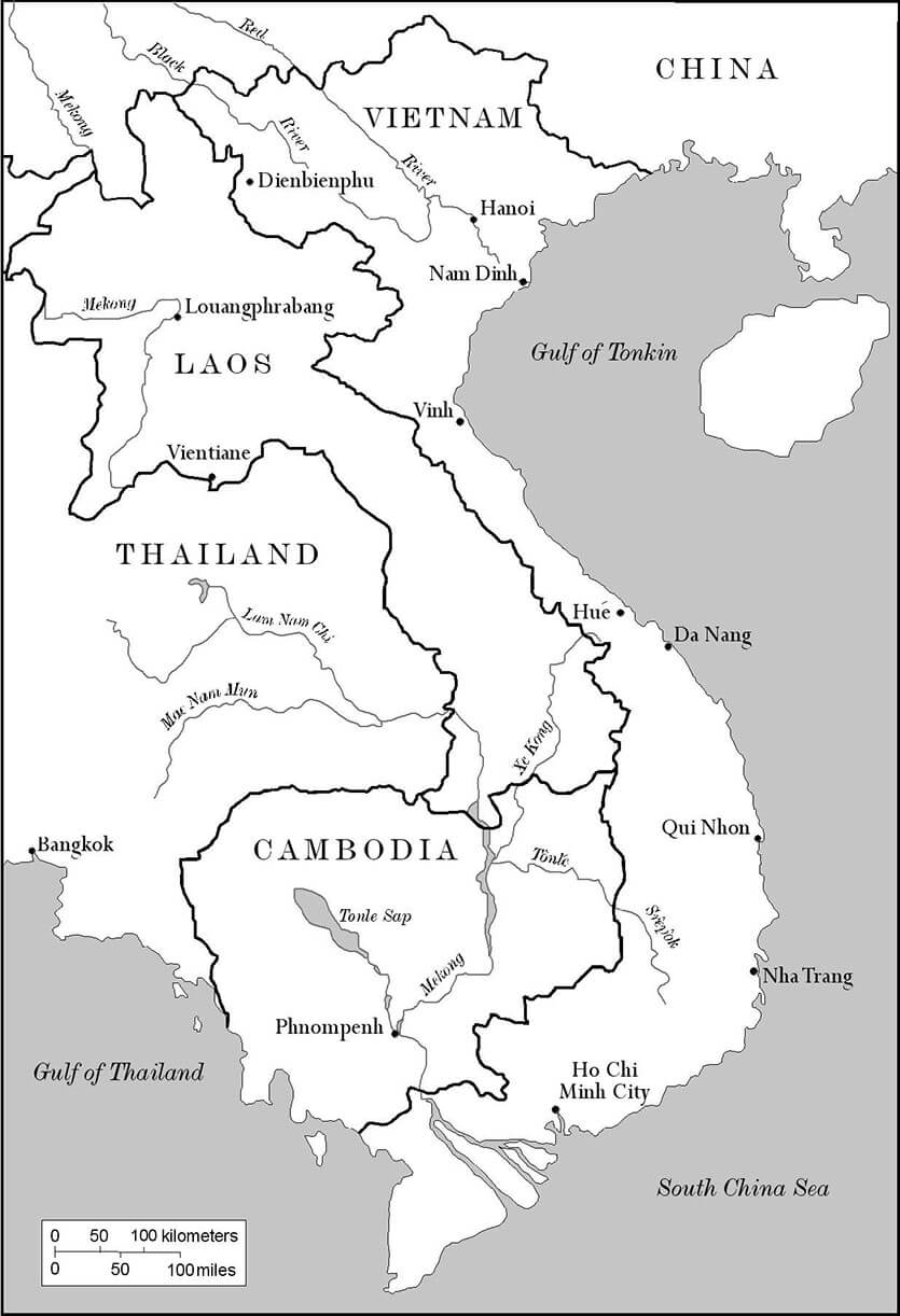 Printable Vietnam Map Coloring