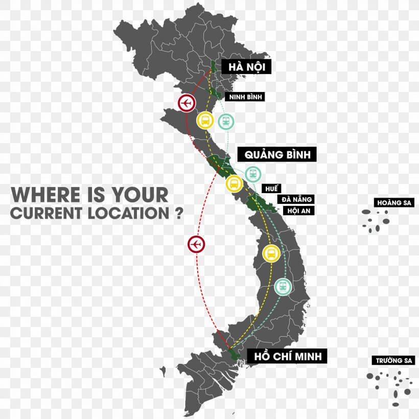 Printable Vietnam Map Location 1