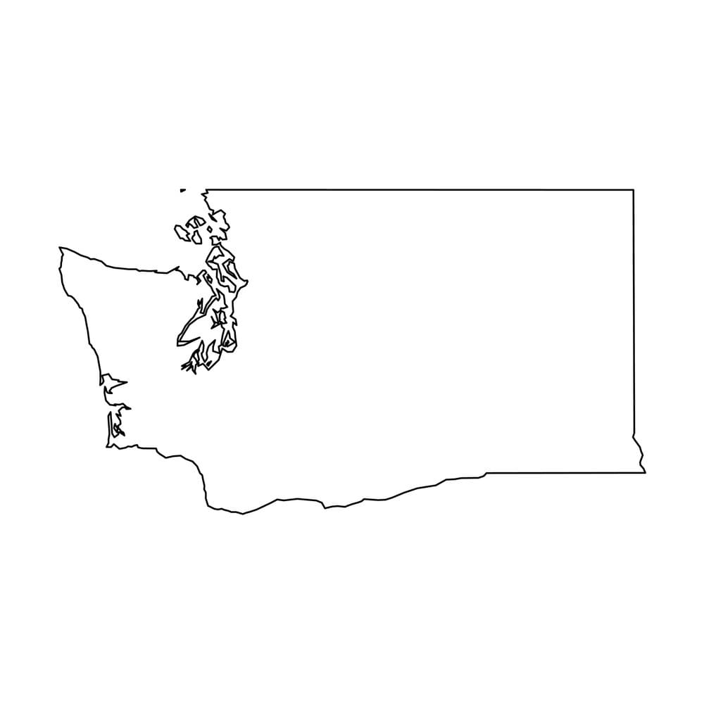 Printable Washington State Map