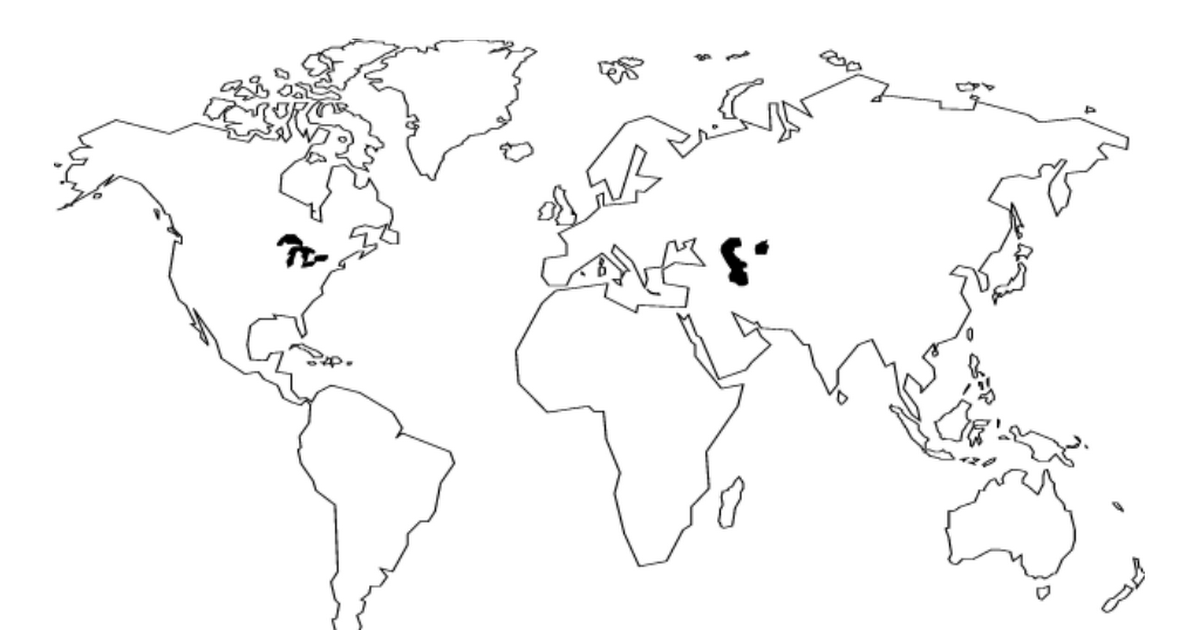 Printable World Map Blank 3