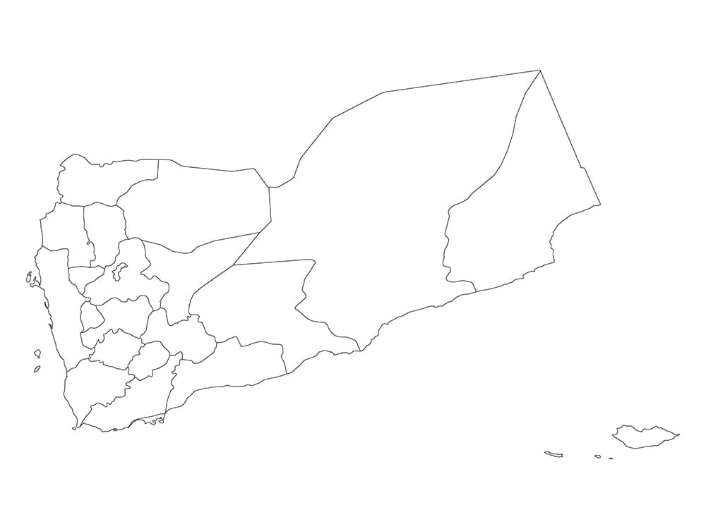 Printable Yemen Map Location