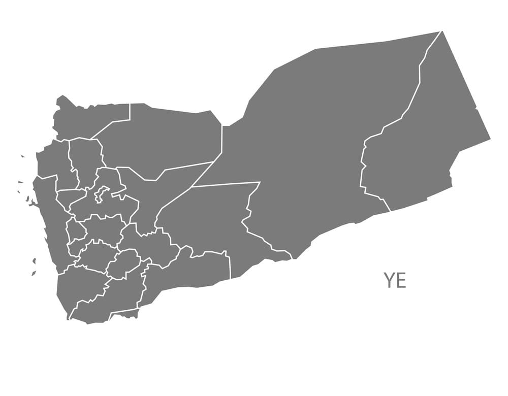 Printable Yemen Map Region