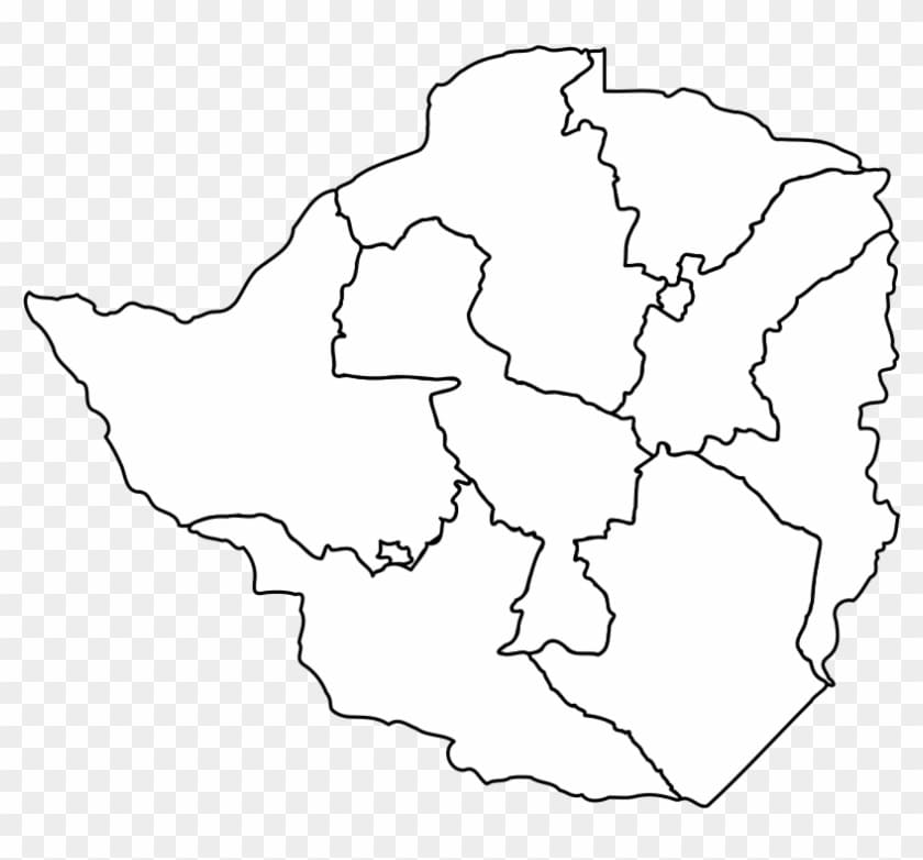 Printable Zimbabwe Map Provinces