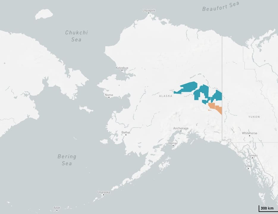 Printbale Alaska Map World