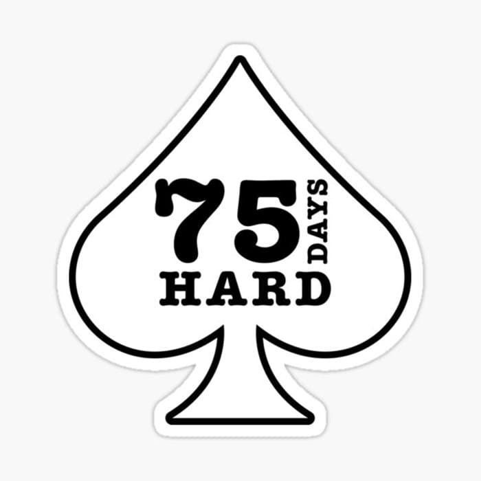 Printable 75 Hard Challenge Logo