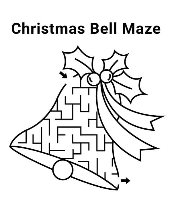 Printable Amazing Christmas Maze