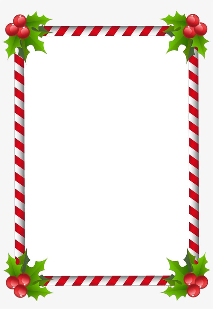Printable Christmas Border Page