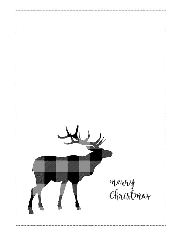 Printable Christmas Cards Vector