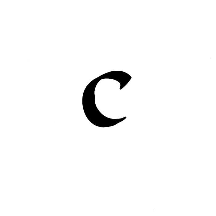 Printable Cursive C Lowercase