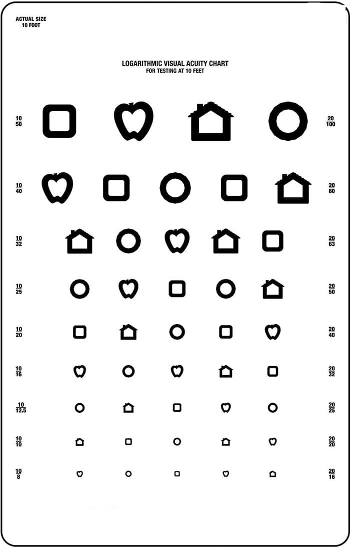 Printable Eye Chart For Kids