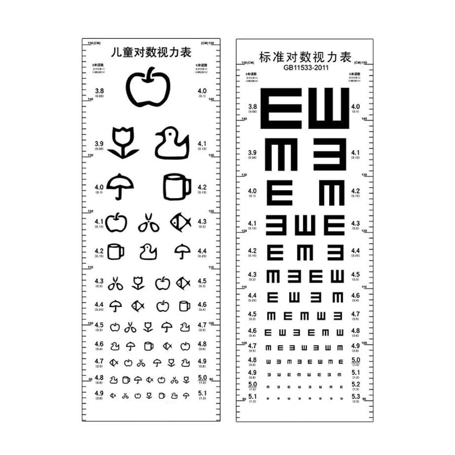 Printable Eye Chart Height