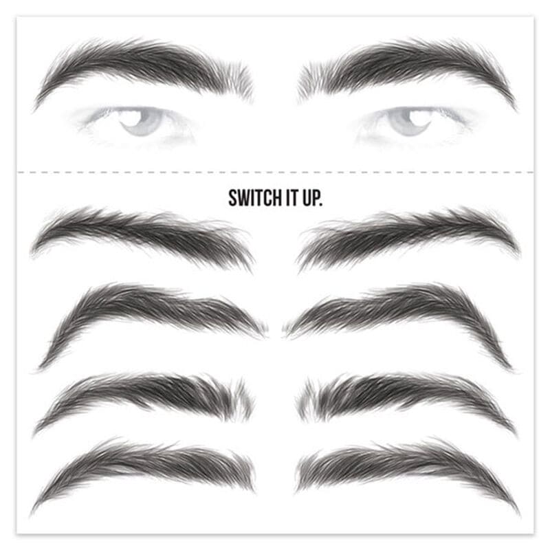 Printable Eyebrow Stencil Stickers Free download and print for you