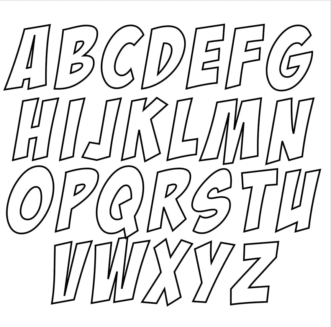 Printable Fonts Stencil Free