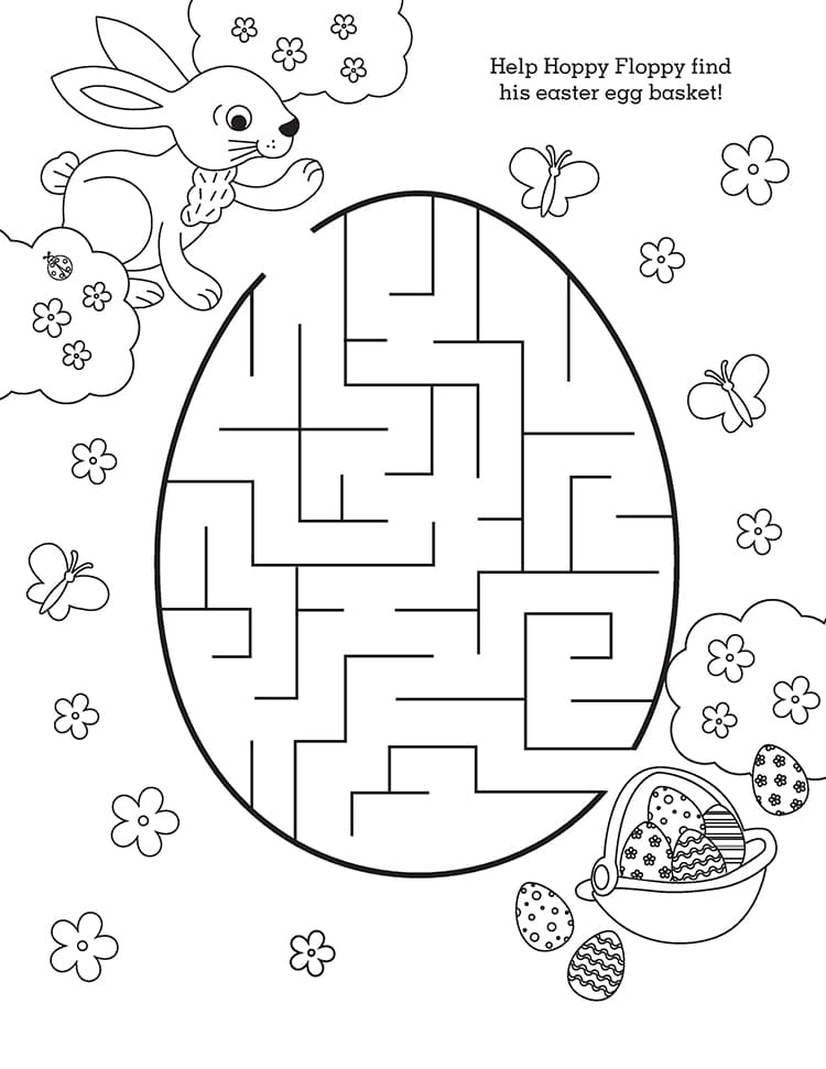 Printable Free Easter Maze