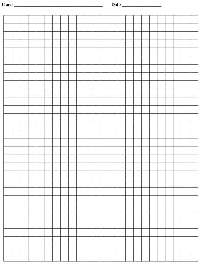 Printable Grid Paper Template