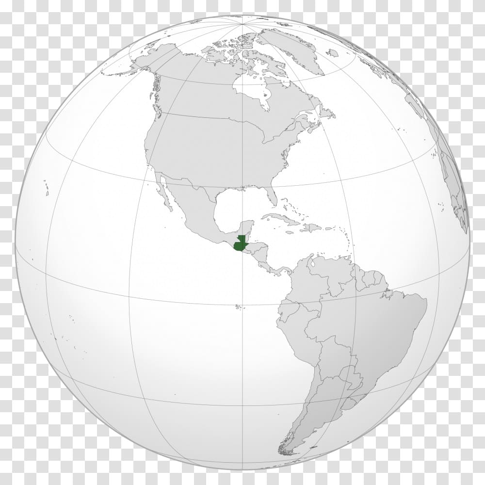 Printable Guatemala Global Map