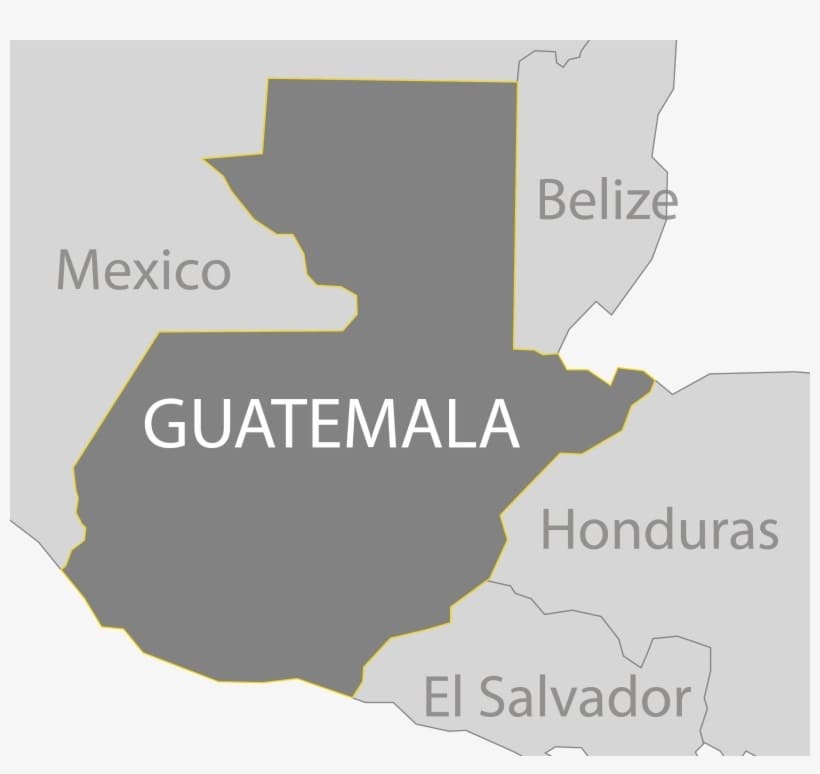 Printable Guatemala Physical Map