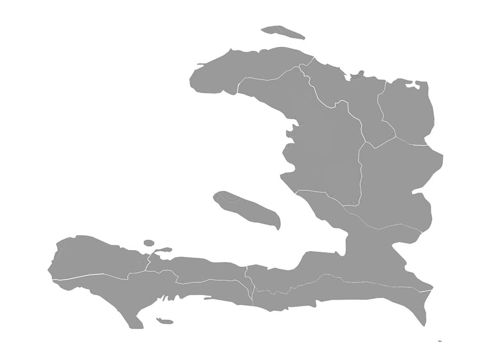 Printable Haiti Geography Map