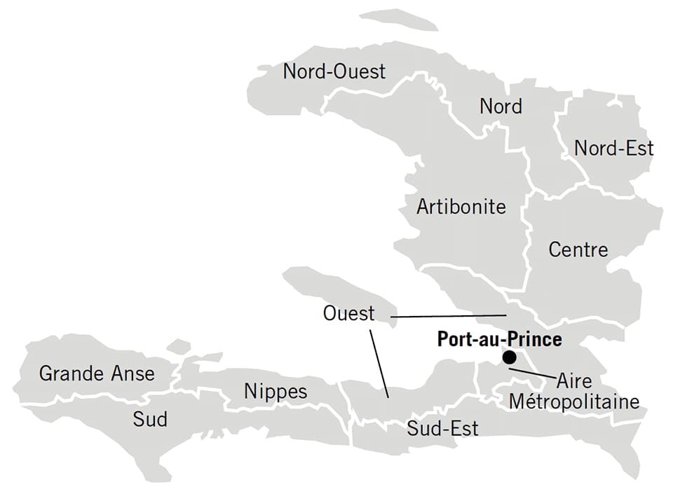 Printable Haiti Map Location