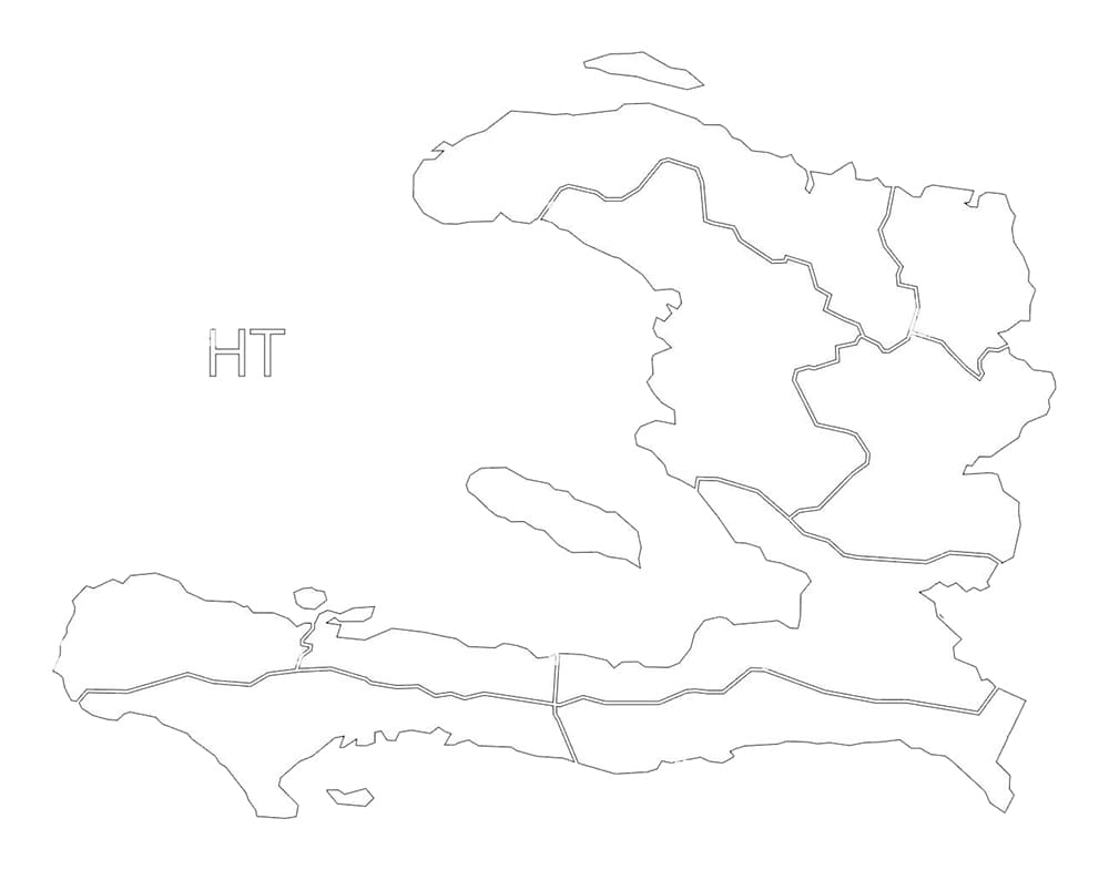 Printable Haiti On The Map