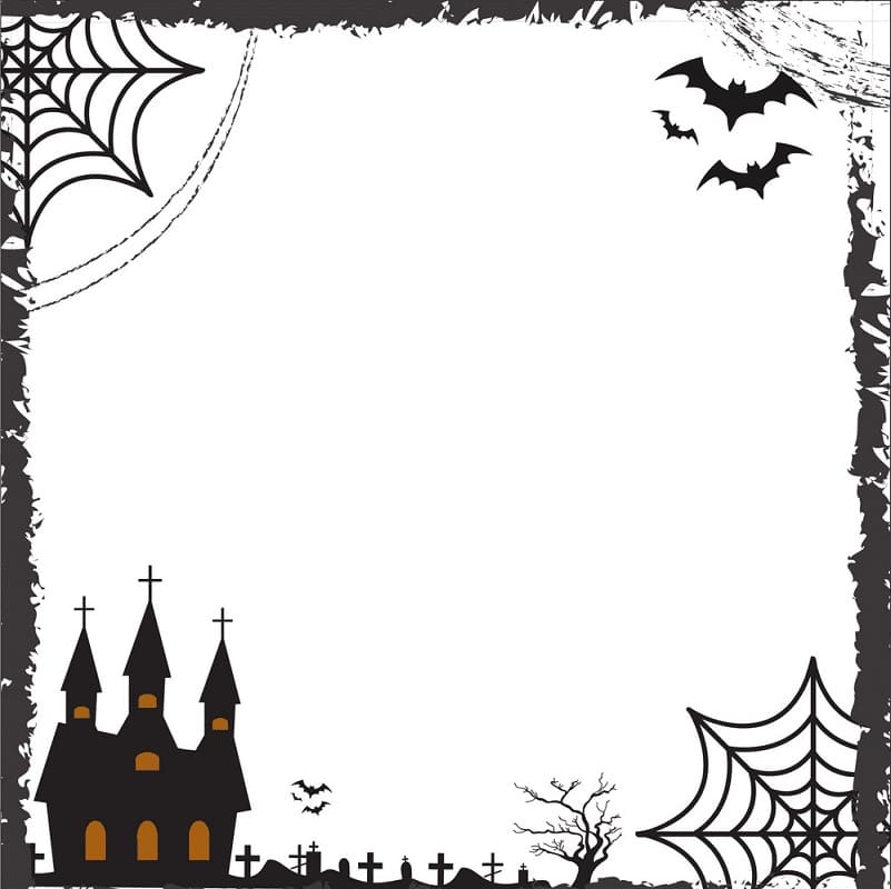 Printable Halloween Border Design
