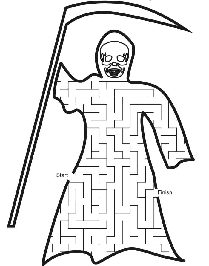 Printable Halloween Maze Events