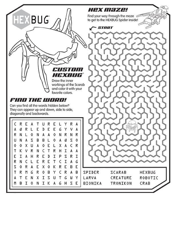Printable Hexbug Maze